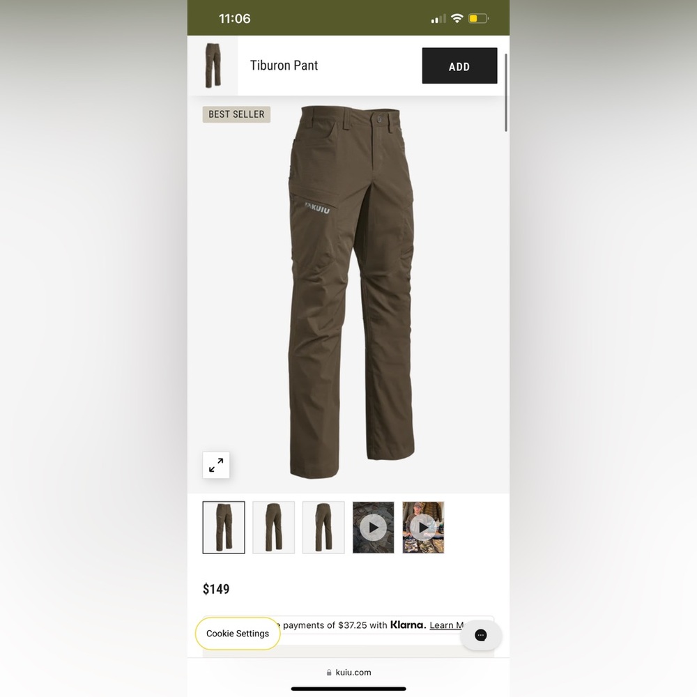 Kuiu Tiburon Pant